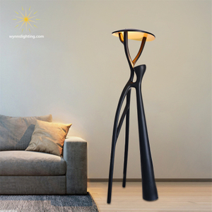 Modelling Lamp Sookie Unique Human Abstract Sculptural Lighting LED Standing Floor Lamp for Home Hotel Villa Indoor Decor