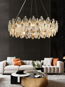 Modern Crystal Ceiling Chandelier LED Luxury Indoor Lighting Home Decoration for Living Room Bedroom Restaurant