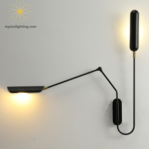 Art Design Iron Wall Lights Modern Bedside Lamp 86-265V Luxury Hallway Lighting Fixtures