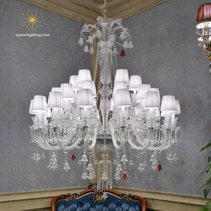 36 Arms Large Chandelier Crystal Lighting Pendant Lamp Hotel Light
