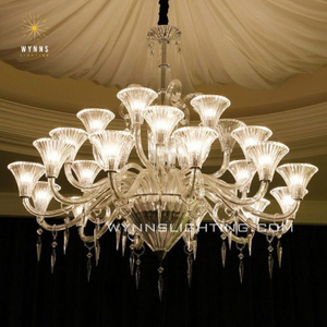 24 Arms Luxury Crystal Lighting Pendant Lamp Crystal Chandelier Light