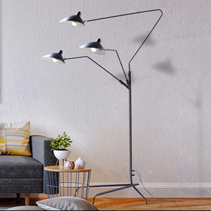 Nordic Black Tripod Floor Lamp for Living Room Adjustable Standing Lamp Loft Ifloor Lights Bedroom Decor