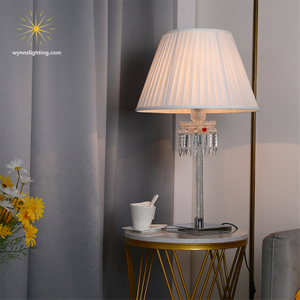 Crystal Table Lamp Modern Simple Bedside Reading Light and Desk Lighting